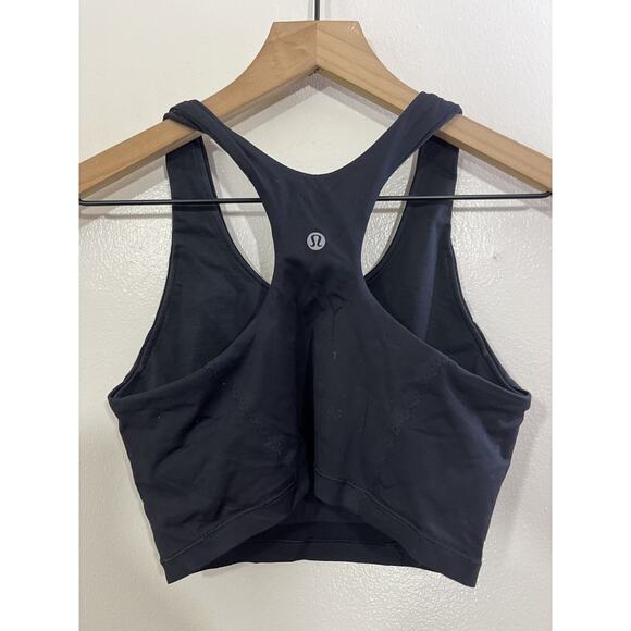 Lululemon Racer Back Bra 4 Yoga Gym Performance Stretch Running Hiking Pilates - Picture 1 of 7